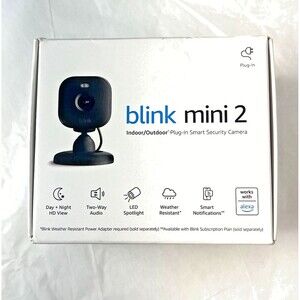 Blink Mini 2 Indoor Outdoor Wired Camera